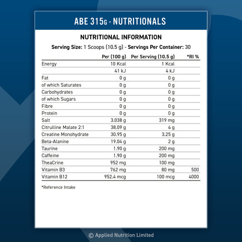 ABE Ultimate Pre-Workout Sachet
