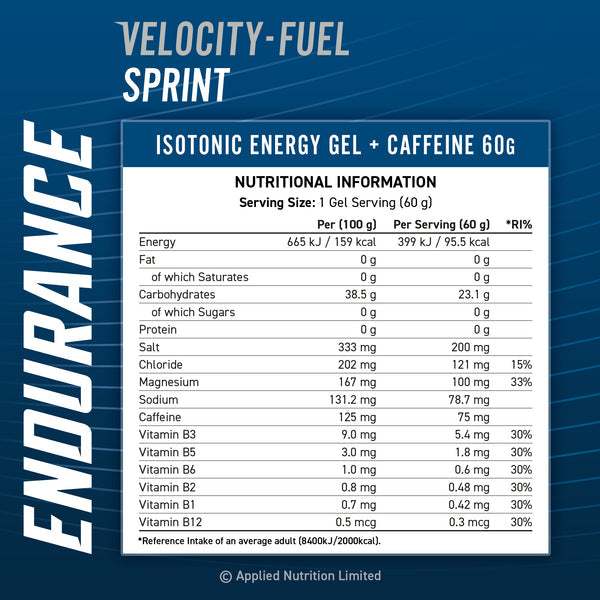 Velocity-Fuel Sprint Gel