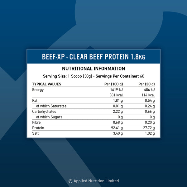 Beef-XP Clear Hydrolysed Beef Protein 1.8kg (60 servings)