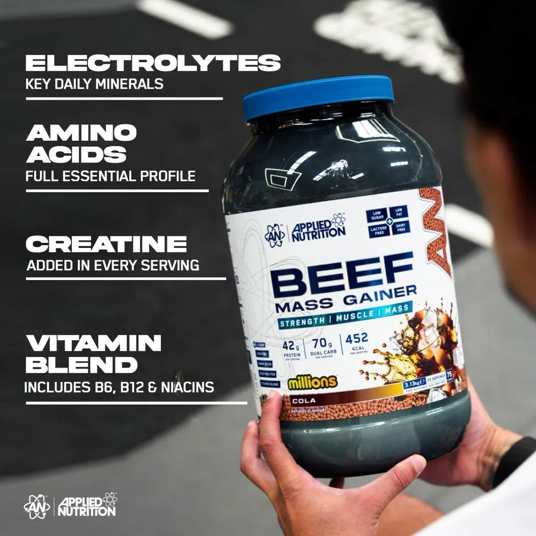 Beef Mass Gainer 3.13Kg (25 Servings)