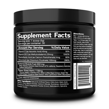 JNX The Ripper! Fat Burner
